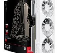 XFX Swift AMD Radeon RX 9070 GRE White, Tri-Fan Gaming Edition, 12GB GDDR6, HDMI, 3 DP Ports, AMD RDNA™ 4 (RX-97GRE29W7)