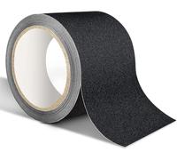 XFXIA Non-Slip Tape 25cm x 5m Anti Slip Tape for Steps Outdoor & Indoor Heavy Duty Grip Tape for Steps Strong Adhesive Safety for Indoor and Outdoor - 80 Grit - Black