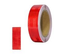 XFXIA Red Reflective Tape Waterproof 3CM x 8CM Safety Reflective Stickers Self-Adhesive Warning Reflective Stickers for Bicycle Car Truck Motorcycle Strollers Helmets at Night (10M/Roll)