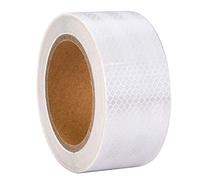 XFXIA Reflective Tape, 10M*5cm Reflector Tape Waterproof Outdoor, Self-Adhesive Safety Tape for Car Truck Motorcycle Boat Bike Trailer Camper Balance Baby Strollers Helmets on Night, White