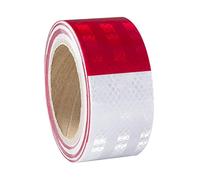 XFXIA Reflective Tape Waterproof, 2"X66ft Reflective Warning Sticker High intensity self-adhesive Safety Tape for Vehicles Car Trailers Night, Reflector Tapes for Road Facilities Safety Reminder
