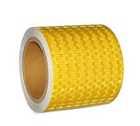 XFXIA Reflective Tape - Yellow, 5.9" X 33ft, Waterproof, Self-adhesive Warning Tape for Vehicles, Cars, Trailers, Outdoors