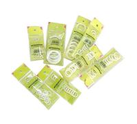 XFYBZN Plastic O Rings, 123pcs DIY Crochet Ring Circle Hook Sewing Accessories Tool, 8 Sizes White, for Crafts, Manual Handbag, Dorset Buttons, Napkin Box, Car Seat Cushion