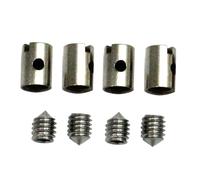 XFYESL Brake Handle 4pcs Solderless Cable Nipples 5mm Throttle Choke Fit for Motorcycle Scooter Quad Mower Brake Handle Lever
