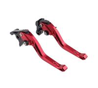 XFYESL Brake Handle Fit for Tiger660 Sport 2022-2024 Clutch Levers Fit for Trident 660 2021-2024 Fit for Daytona 660 2024 Short Brake Handles Brake Handle Lever(B-Red)