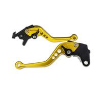 XFYESL Brake Handle Fit for Yamaha FJ-09 MT-09 Tracer 2015-2020 Motorcycle Brake Clutch Levers CNC Motorbike Handle Set Accessories Brake Handle Lever(Short Gold)