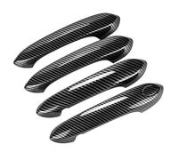 XFYESL Car Door Handle 4 PCS Carbon Fiber Outside Exterior Door Handle Cover Trim Fit for BMW 3 5 6 Series G20 G30 G31 G32 G01 G02 G05 G06 X3 X4 X5 X6 X7 Car Door Latch Handle