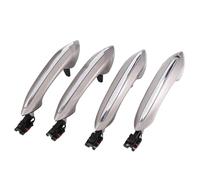 XFYESL Car Door Handle 4X Fit for BMW 520i 528i 530i 535i Fit for M5 F07 F10 F11 F06 F01 F02 F03 F04 Door Handle Keyless Entry LHD Car Door Latch Handle(4PCS Champagne LHD)