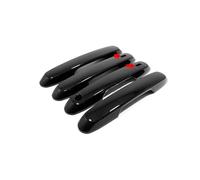 XFYESL Car Door Handle Car Side Door Handles (with Smart Holes) Fit for Toyota Fit for Cruiser Prado LC250 Fit for Lexus GX 2024 2025 Car Door Latch Handle(Shiny Black B 3holes)