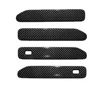 XFYESL Car Door Handle Fit for BYD Leopard 8 2025 ABS Styling Durable Accessories Car Door Handle Cover Protector Sticker Car Door Latch Handle(Carbon Fiber 4Pcs)