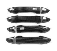 XFYESL Car Door Handle Fit for Geely Colorful 2018-2021 Door Bowl Handle Car Scratch-Proof Special Modified Accessories Supplies Car Door Latch Handle(1Hole2Smart FiberF)