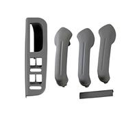 XFYESL Car Door Handle Replacement Interior Door Handle with Switch Panel Bezel Fit for VW Fit for Bora - Left/Right Side Compatible Car Door Latch Handle(5PCS-Grey)
