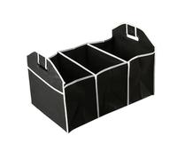 XFYESL Declutter Organiser Bag Car Trunk Organizer Portable Foldable Waterproof Auto Storage Bag With 3 Compartments For SUV Truck Van Sedan Car Boot Organiser