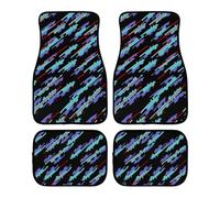 XFYESL Floor Mats Anti Slip Mat Universal Styling Camouflage Blue Retro HKS Floor Mat Interior Decoration Carpet Car Accessories For Car Styling