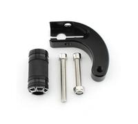 XFYESL Folding Shift Lever Pedal Heel Toe Shifter Levers Fit for Harley Softail Fat Boy Breakout Street Bob Low Rider ST/S Motorcycle Aluminum Heel Toe Shift Lever W/Foot Pegs(K)