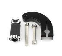 XFYESL Folding Shift Lever Pedal Heel Toe Shifter Levers Fit for Harley Softail Fat Boy Breakout Street Bob Low Rider ST/S Motorcycle Aluminum Heel Toe Shift Lever W/Foot Pegs(B)