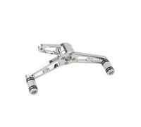 XFYESL Folding Shift Lever Pedal Heel Toe Shifter Levers Motorcycle Shifter Peg Foot Pegs Forward Control Front Heel Toe Shift Lever Pedal Chrome Fit for Harley Sportser 883 1200(A)