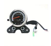 XFYESL Instrument Assembly Motorcycle Odometer Universal Dual Display 12V LED Bright Accurate Mileage Gauge Fit For Suzuki Retro Bike Models