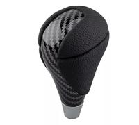 XFYESL Speed Gear Stick Cover Automatic Gear Knob ABS Material Direct Replacement Easy Installation High Reliability PU Leather Precise Shifting Rotary Gear Shift Knob(Carbon Fiber)