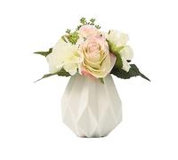 XFZJCHAP Artificial Flowers Fake Flower Artificial Flowers Nordic Style Ceramic Decorative Bouquets Family Party Living Room Decoration Origami Creative Decorations (Color : A) (A)
