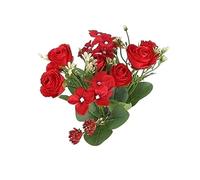 XFZJCHAP Artificial Flowers Fake Flowers A Bunch of Beautiful Artificial Peony Roses Silk Flowers DIY Home for Table Centerpieces Home Decorations (Color : E) (C)