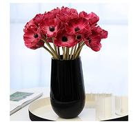 XFZJCHAP Artificial Flowers Poppy Artificial Flower Fake Flower Living Room Dining Table Decoration Silk Flower Decoration Plastic Flower Bouquet Suitable for