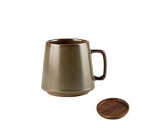 XFZJCHAP BBCBBZ Japanese Creative Retro Ceramic Cup Office Tea Cup Water Cup Household Mug Large Capacity Coffee Cup(Black-Soul Eater1)