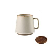 XFZJCHAP BBCBBZ Japanese Creative Retro Ceramic Cup Office Tea Cup Water Cup Household Mug Large Capacity Coffee Cup(Black-Soul Eater1)