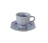 XFZJCHAP BBCBBZ Reading Ceramic Coffee Cup Travel Drink Coffee Cup Tea Saucer Set Home Decoration(D)