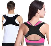 XFZJCHAP Corrector Women Men Breathable Comfortable Adjustable Clavicle Back Brace - Providing Pain Relief from Neck, Back and Shoulder Back (Color : 2pcs) (2pcs)