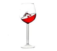 XFZJCHAP Drinking Glasses Creative Dolphin red Wine Goblet Starfish Seahorse Beer Glass Transparent red Wine Glass Wine Glass bar Counter Home Restaurant