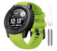 XFZJCHAP For Instinct 2 Watchband Instinct 2 Solar wristband 22mm Soft Silicone Replacement Watch Strap Compatible with Instinct 2 Solar Tactical(Orange)