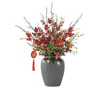 XFZJCHAP Orchid Artificial Flowers Artificial Flowers Plastic Foam Pomegranate Fruit Fake Flowers Party Wedding Decor Plant Flower Arrangement Fake Floral Natural Look