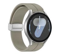 XFZJCHAP Original Silicone Strap For Samsung Galaxy watch 6 Cassic 4m 47mm 5Pro 45mm Watch FE 4 5 6 7 40 44MM Magnetic Buckle Watchbands