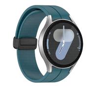 XFZJCHAP Original Silicone Strap For Samsung Galaxy watch 6 Cassic 4m 47mm 5Pro 45mm Watch FE 4 5 6 7 40 44MM Magnetic Buckle Watchbands