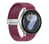 XFZJCHAP Original Silicone Strap For Samsung Galaxy watch 6 Cassic 4m 47mm 5Pro 45mm Watch FE 4 5 6 7 40 44MM Magnetic Buckle Watchbands