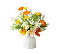 XFZJCHAP Outdoor Fake Flowers Romantic Artificial Flowers Elegant Artificial Flowers Living Room Dining Table Entrance Coffee Table Home Decoration Outdoor Artificial Flowers