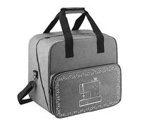 XFZJCHAP RAPERTI Large Capacity Sewing Machine Bag Portable Travel Thread Yarn Storage Tote Home Organizer Bags Sewing Machine Accessories(Argento)