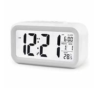 XFZJCHAP Smart Voice Alarm Clock, Smart Timer, Student, Electronic Warning Machine, (Wit 7.5CM)