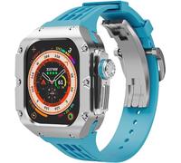 XFZJCHAP Titanium Alloy Watch Case+Watch Band Upgrade Kit,For Ultra 2 49mm Band, RM Style Men's Metal Frame Replacement Band