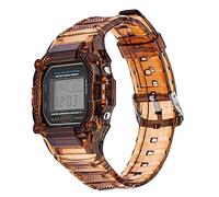 XFZJCHAP TPU Resin Case Watch Strap for G-Shock DW-5600 GW-M5610 M5600 GLX-5600 Refit Replacement Wrist Band Accessories (Color : CAF, Size : 5600)