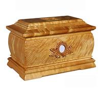 XFZJCHAP Wooden Cremation Urns for Human Ashes Adult Handcrafted Funeral Memorial Ash Storage Urn - Columbarium (A)
