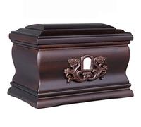 XFZJCHAP Wooden Urns for Human Ashes Adult Large, Black Rosewood Cremation Urn for Ashes, Burial Urn for Columbarium Urn Box (A)