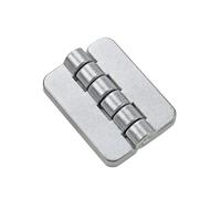 XG02-036-1 Zinc Alloy Embedded Hinge with Screw for Equipment Cabinet Doors Concealed Hinge 1Pcs