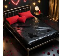 Xgame4u Adult Massage Mattress Protector, PVC Vinyl, Super King 152x203 cm | Waterproof, oil-resistant cover for adult massage, body oils and wet-use sessions, with a secure elasticated fit