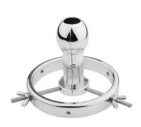 Xgame4u Extreme Metal Anal Dilator, Vaginal Anal Expander, Hollow Stretcher Anal Plug, Adjustable Sex Toy Butt Plug, Buttocks Metal Speculum, SM Sex Toys for Unisex (High Type)