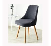 XGANGM Curved Bar Swivel Dining Chair Covers Slipcover with Armrest Back set of 1/2/4/6 Kitchen/Dining/Living Room Counter Chair Slipcover Bar Stools Height Chair Protector Covers,C,2PCS