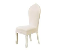 XGANGM Round Back Dining Chairs Slipcovers Set of 2/4/6 Kitchen Dining Room Chairs Covers Without Arms Dining Chair Protectors Covers Wood Legs Modern Upholstered Oval Side Chairs,#5,4PCS