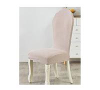 XGANGM Round Back Dining Chairs Slipcovers Set of 2/4/6 Kitchen Dining Room Chairs Covers Without Arms Dining Chair Protectors Covers Wood Legs Modern Upholstered Oval Side Chairs,#4,4PCS