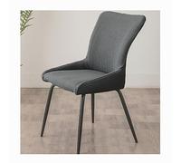 XGANGM Stretch Dining Chair Slipcovers with Low Arms 4/2 piece Curved Back Accent Kitchen Dining Room Chair Covers Modern Arc Lrregular Side Chair Protector Cover,A,1PCS